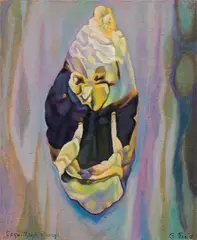 Greta Freist, Coquillage étrange" (series: "Wunder der Natur"), 1979, oil on canvas
