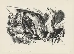 Hans Fronius, Mixed lot: 5 lithographs, 1966, lithographs on paper