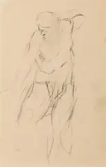 Nude by Antoine Pevsner, pencil on paper, offered Apr 2022