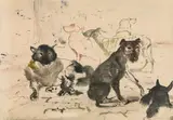 Josef Hegenbarth, Mixed lot: 2 works on paper