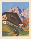 Alfons Walde, Mixed lot: 3 prints ("Frühling in Tirol", "Sommer in Tirol", "Herbst in Tirol")
