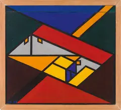 Lou Loeber, Grintgravery II, 1928, oil on cardboard