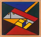 Lou Loeber, Grintgravery II, 1928, oil on cardboard