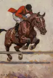 Carl Franz Bauer, Jockey