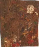 Hermann Nitsch, Untitled, 1989, oil on paper; framed
