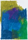 Hermann Nitsch, Untitled, 2021, mixed media on paper; framed