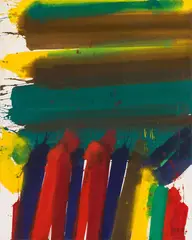 Markus Prachensky, Umbria, 1986, acrylic on canvas; unframed