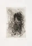 Martha Jungwirth, Untitled, etching; framed