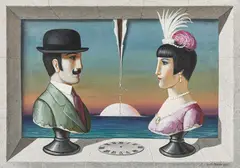 Ludwig Schwarzer, Nostalgie Total, tempera on cardboard