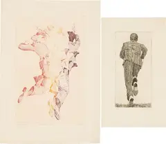 Robert Klemmer, Mixed lot: 2 graphic reproductions, 1966, graphic reproduction; unframed