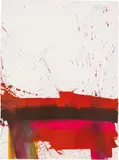 Markus Prachensky, Umbria Quartetto, 1989, India ink on laid paper; framed
