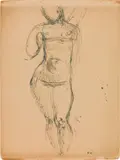 Fritz Wotruba, Standing nude