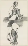 Adolf Frohner, Untitled (Two female nudes)