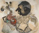 Antonius Hoeckelmann, Untitled, 1976-78, mixed media on paper on press board; framed