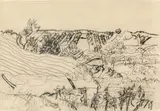 Karl Anton Fleck, Untitled, 1981, graphite on paper; framed