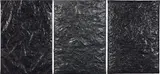 Rudi Stanzel, Untitled (Triptych), 1991, plastic (melted) on board; unframed