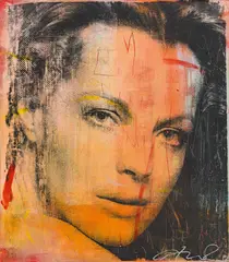 Andreas Reimann, Romy II, 1998, mixed media on canvas; unframed