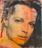 Andreas Reimann, Romy II, 1998, mixed media on canvas; unframed