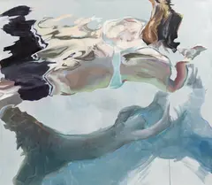 Bianca Regl, Untitled, oil on canvas; unframed