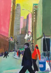 Robert Hammerstiel, Lower East Side, 1999, oil on canvas; unframed