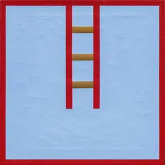 Gerwald Rockenschaub, Untitled, 1985, oil on canvas; unframed