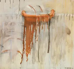Maria Moser, Untitled, 1982, mixed media on canvas; framed