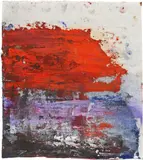 Maria Moser, Untitled, mixed media on paper; framed