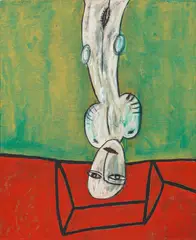 Franz Schwarzinger, Hängende, 1987, oil on canvas; unframed