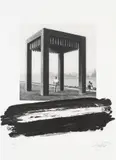 Günther Uecker, Tisch der Austreibung, 1977/2019, polymer-heliogravure and lithograph (alugraph); unframed