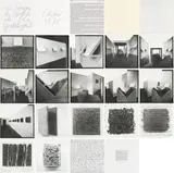 Zum Schweigen der Schrift. by Günther Uecker, 1979, 17 photographs, 1 orig.-print ("Papierzerstörung"), in wooden slipcase, offered Apr 2022