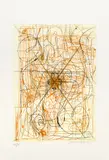 Hermann Nitsch, Untitled, 2010, colour etching; framed