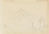 Markus Pernhart, In den Karawanken, 1846, pencil on paper