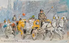 Ludwig Koch, In memory of the Confirmation, 1921, watercolour on paper