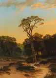 Jan Hendrik Breijer, Forest landscape, 1851, oil on canvas