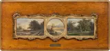 Remigius Adrianus Haanen, 3 Landscapes, oil on metal