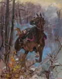 Wojciech Kossak, Gallopping horse