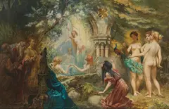 Rudolf Fuchs, The Judgement of Paris, 1902, oil on canvas