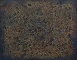 Robert Piesen, Untitled, 1970, mixed media, enamel on wood; framed