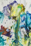 Max Weiler, Schein des Baums, 1989, egg tempera on canvas; unframed