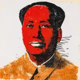 Mao by Andy Warhol, 1972, screenprint; framed, sold Mar 2022