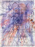 Hermann Nitsch, Unterirdische Theateranlage, 2003, etching on hand-dyed Arches laid paper (250g/m²)