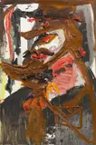 Jonathan Meese, Der Prokonsul, 2004, oil on canvas; framed