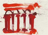 Markus Prachensky, Senatus Populusque Romanus, 2009, coloured lithograph; unframed