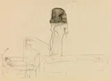 Walter Pichler, Untitled, 1976, India ink wash; framed