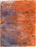 Herbert Brandl, Untitled, 2007, watercolour on laid paper; framed