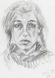 Elke Silvia Krystufek, Self portrait