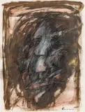 Adolf Frohner, Untitled, mixed media on paper; framed