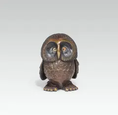 Gottfried Kumpf, Owl, 1977, bronze