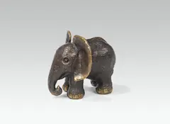 Elephant by Gottfried Kumpf, bronze, sold Mar 2022