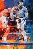 Voka, Muhammad Ali, 2009, acrylic on canvas; framed